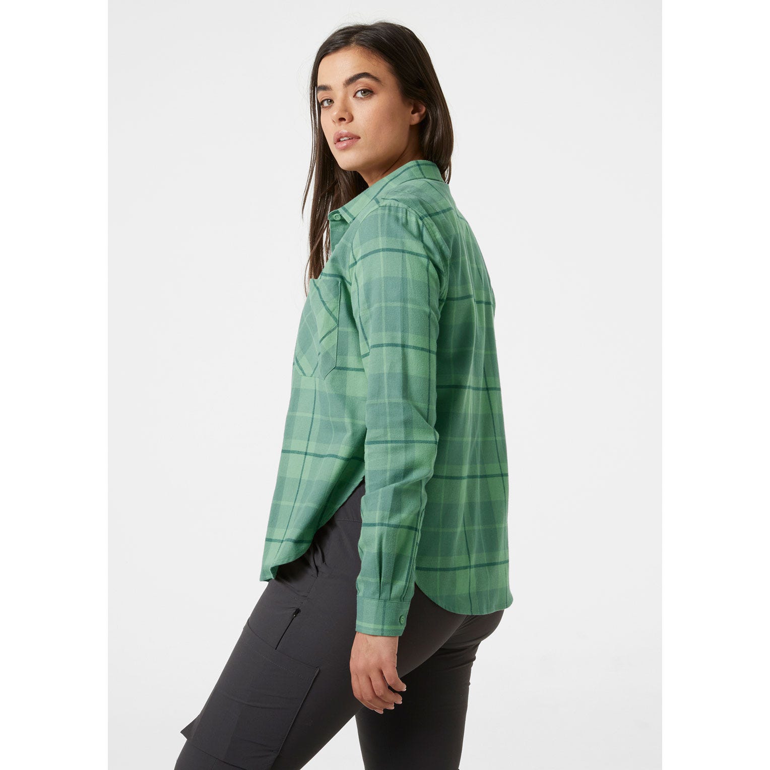 Women's Lokka Organic Flannel Long Sleeve Shirt