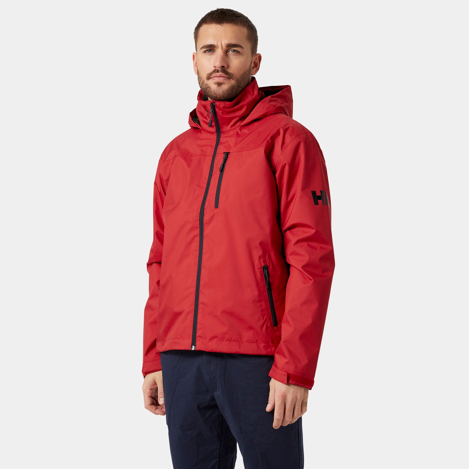 Men's Crew Hooded Midlayer Sailing Jacket