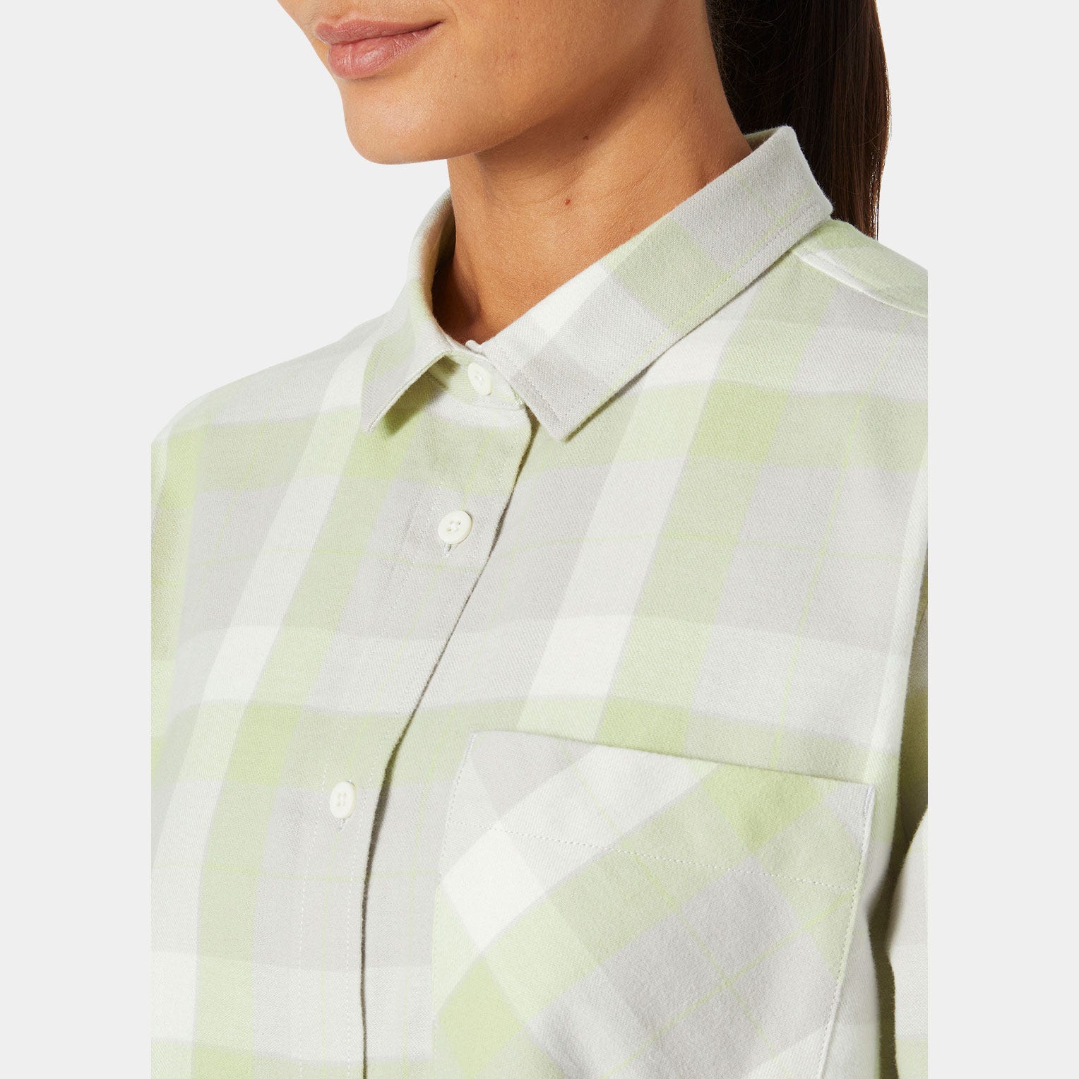 Women's Lokka Organic Flannel Long Sleeve Shirt