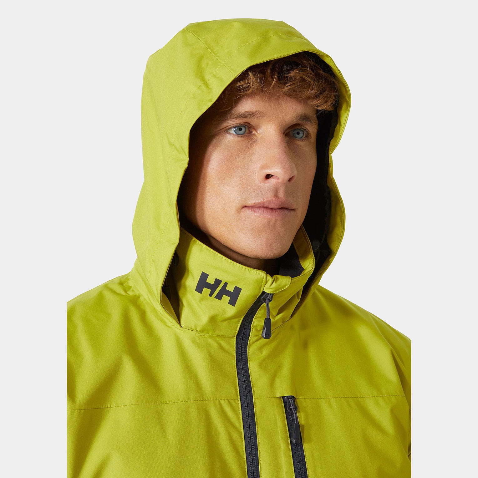 Men's Crew Hooded Midlayer Sailing Jacket