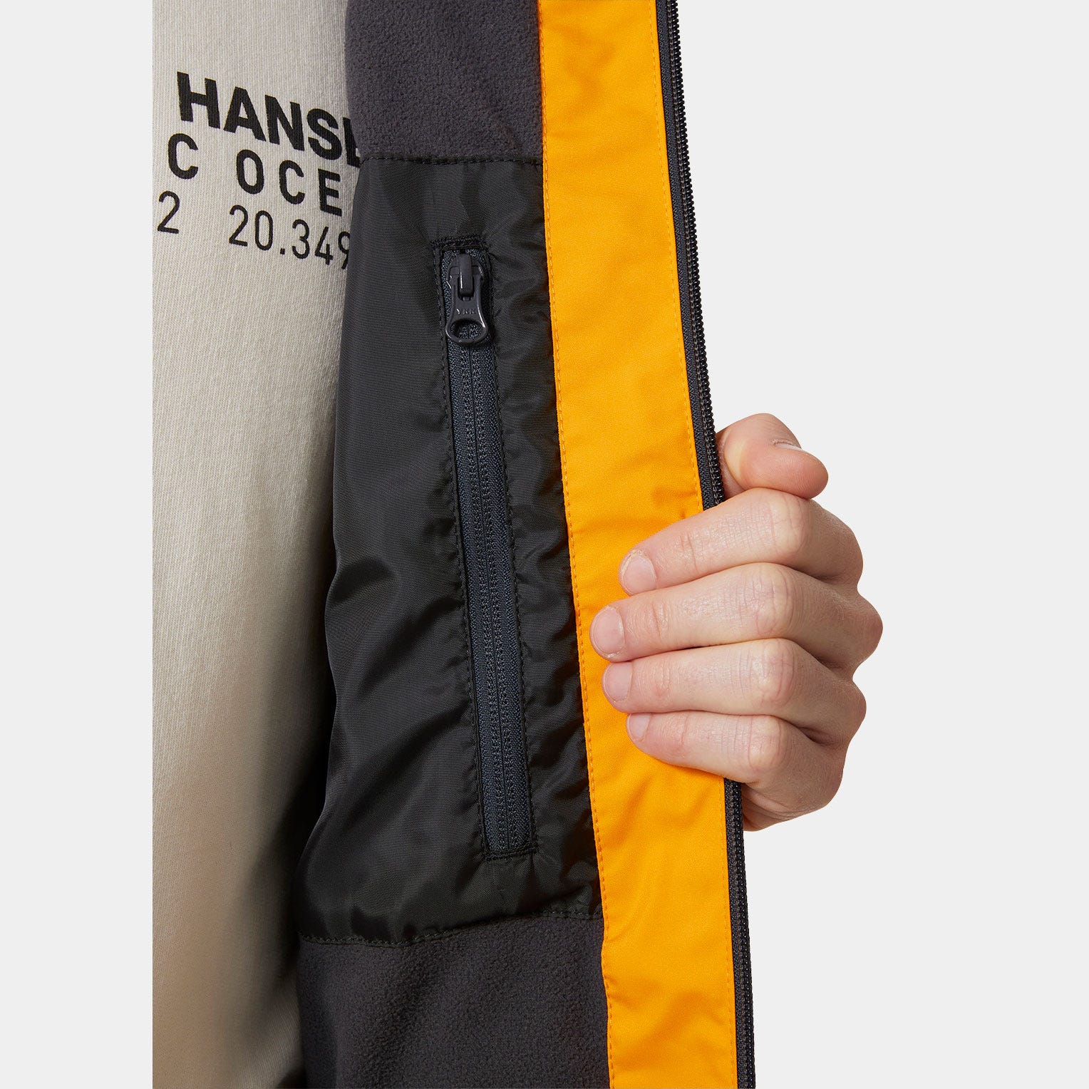 Men's Crew Hooded Midlayer Sailing Jacket