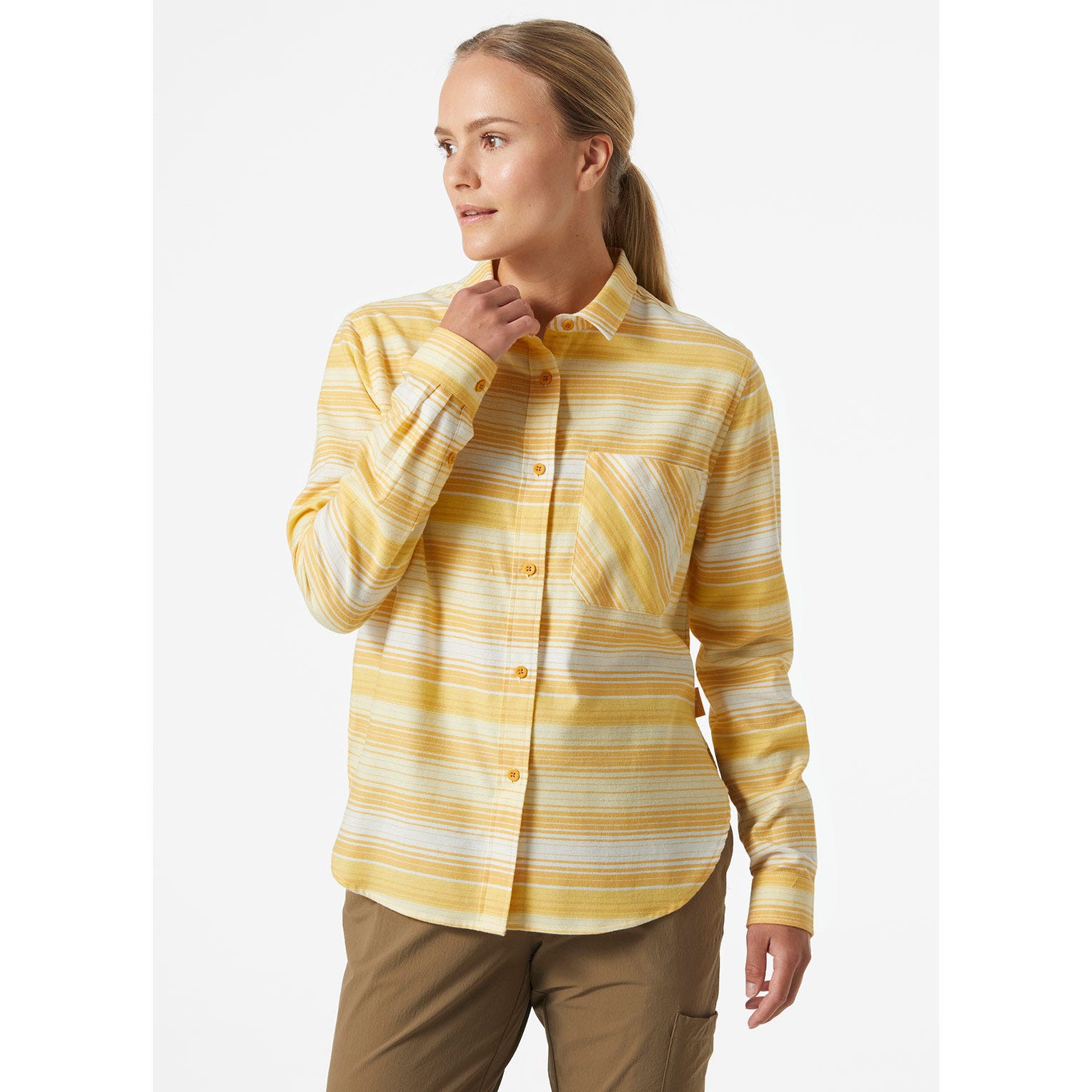 Women's Lokka Organic Flannel Long Sleeve Shirt