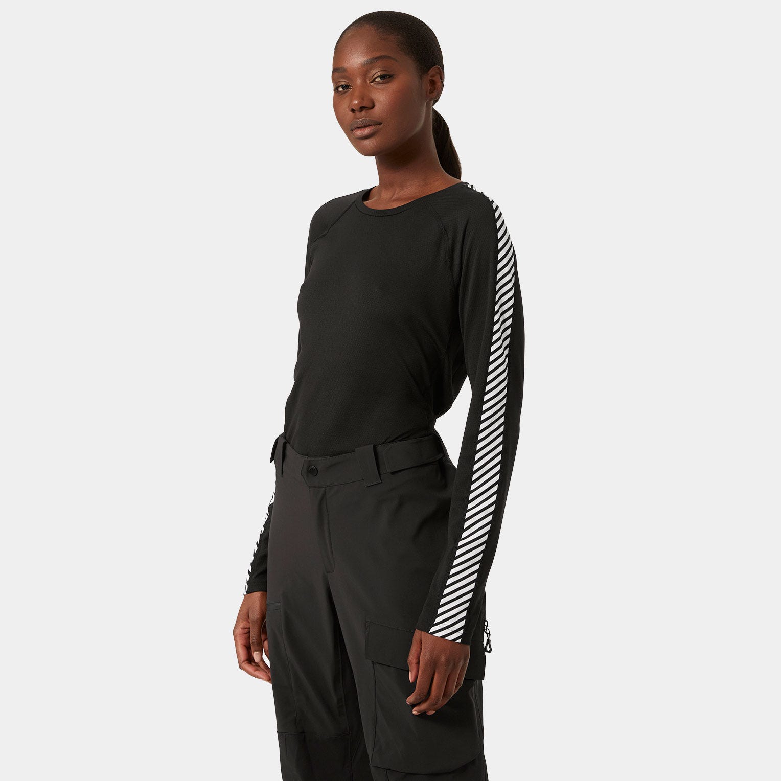 Women's LIFA® ACTIVE Stripe Crew Base Layer