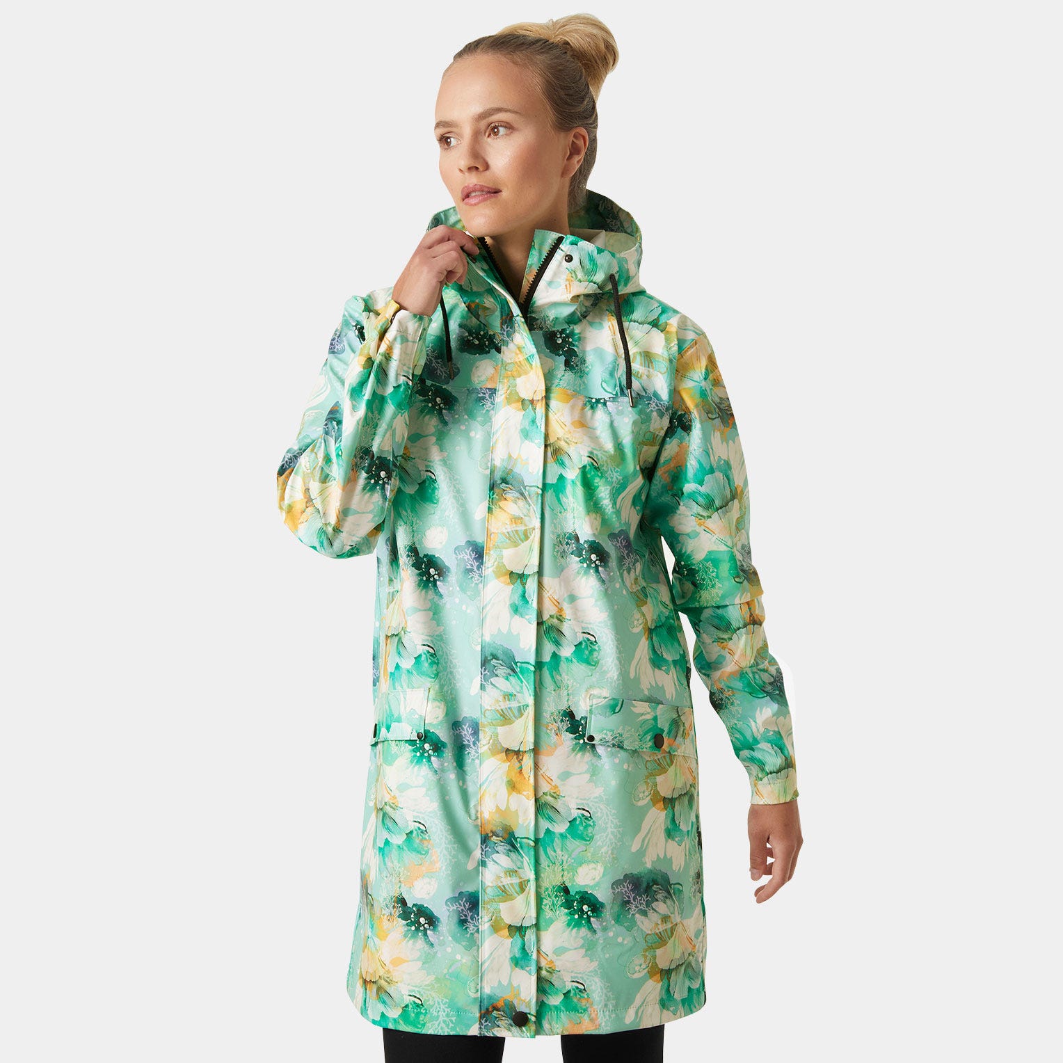 Women's Moss Raincoat