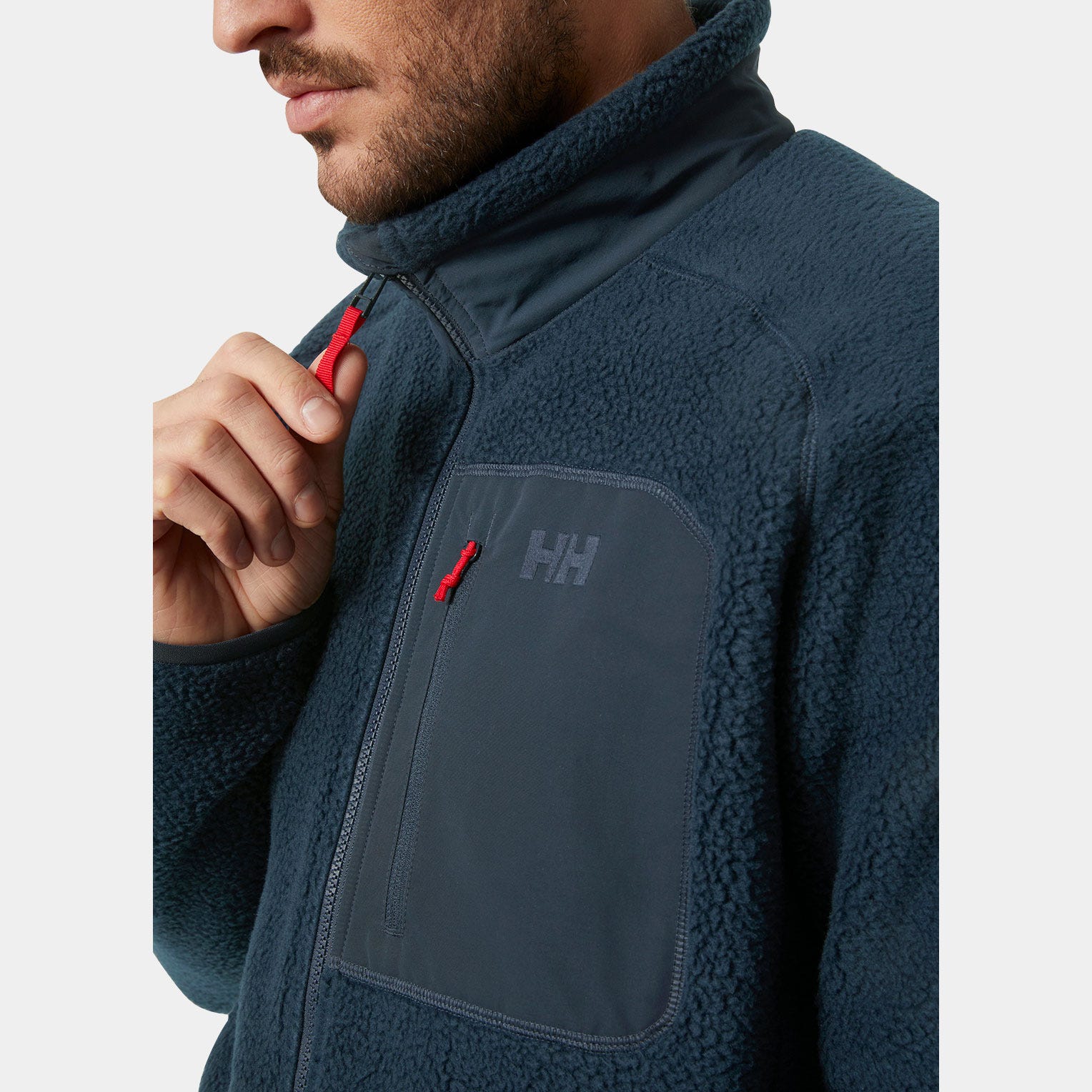 Men's Panorama Pile Fleece Block Jacket