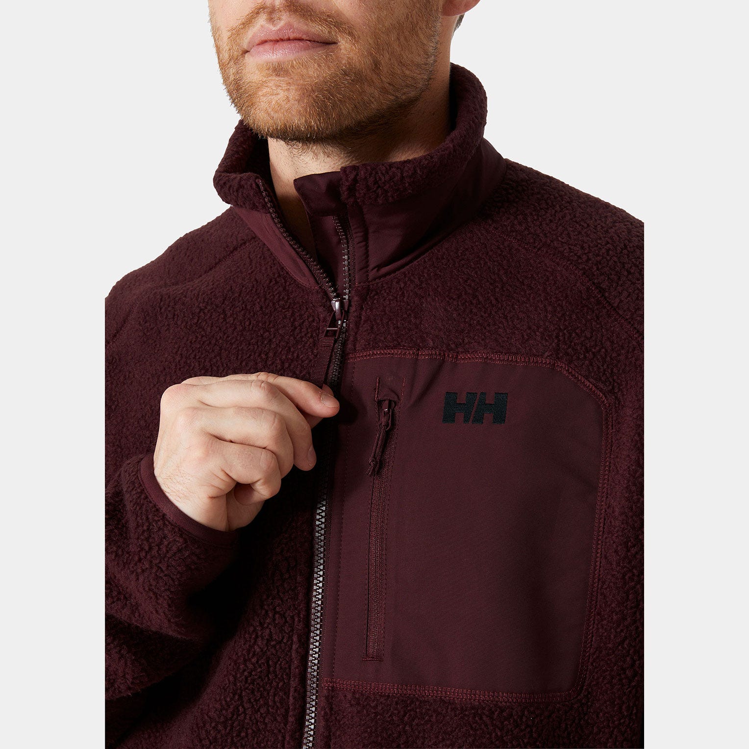 Men's Panorama Pile Fleece Block Jacket