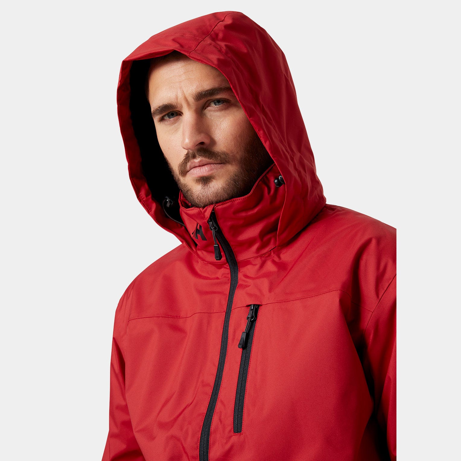Men's Crew Hooded Midlayer Sailing Jacket