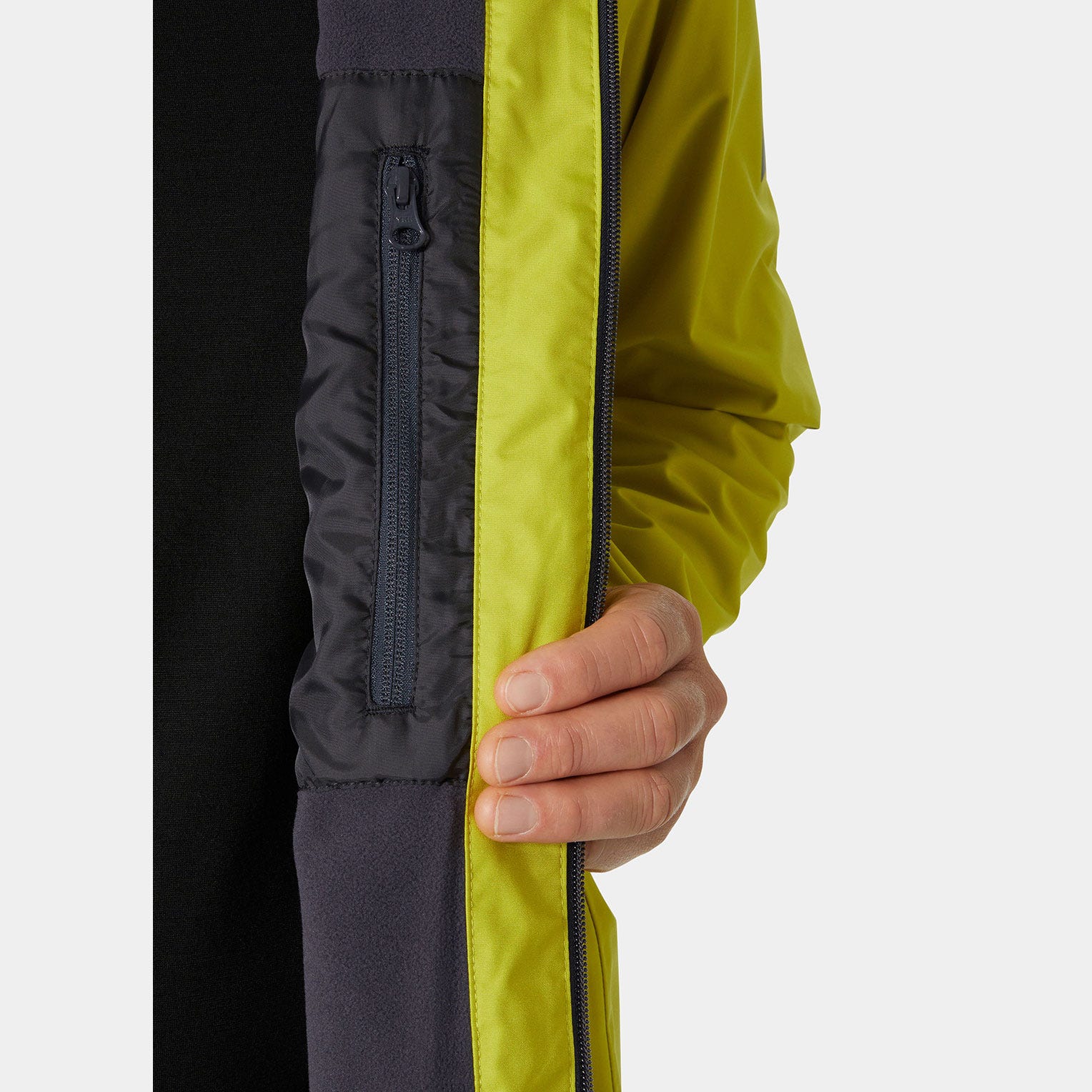 Men's Crew Hooded Midlayer Sailing Jacket