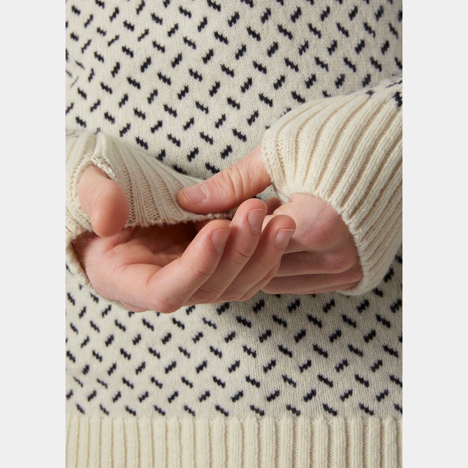 Men’s Arctic Ocean Icelander Wool Knit ½ Zip Sweater