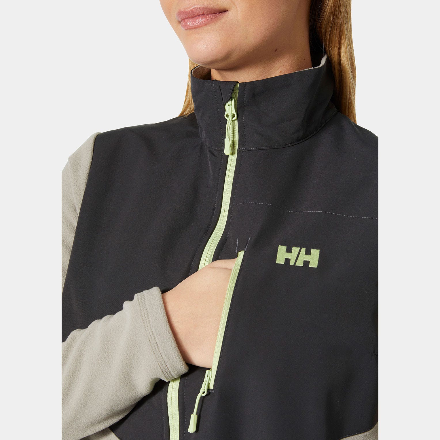 Women M Daybreaker Block Fleece Jacket