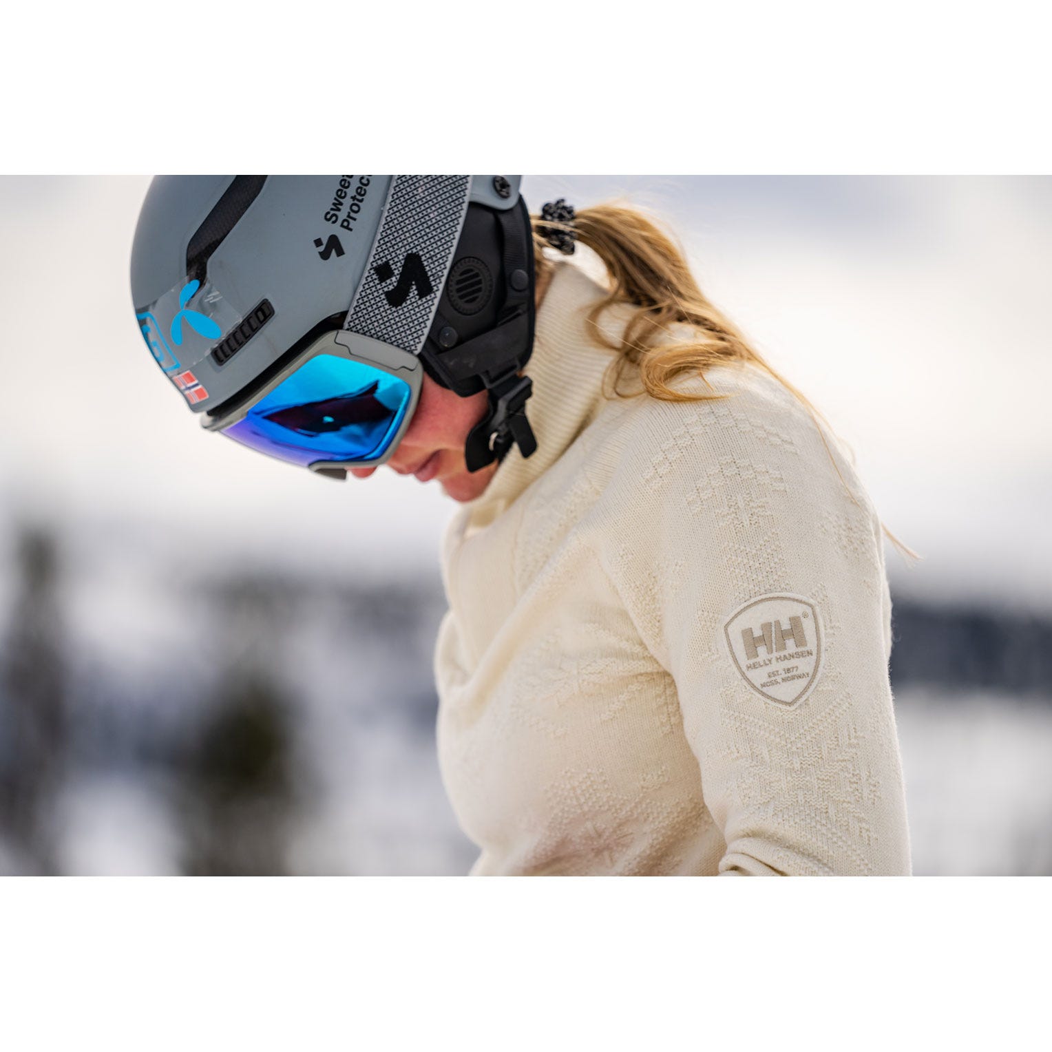 Women's St. Moritz Knitted Wool Sweater