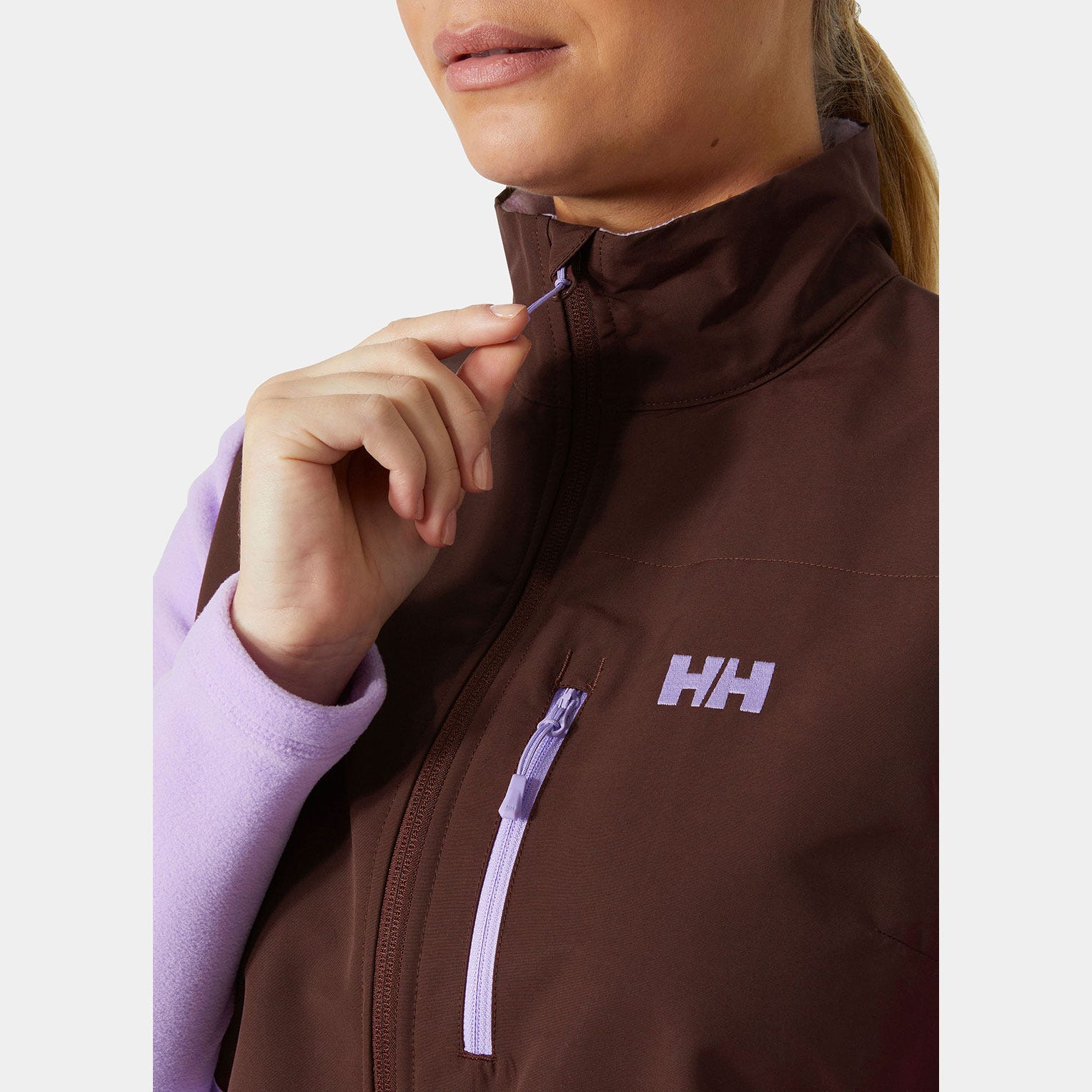 Women M Daybreaker Block Fleece Jacket