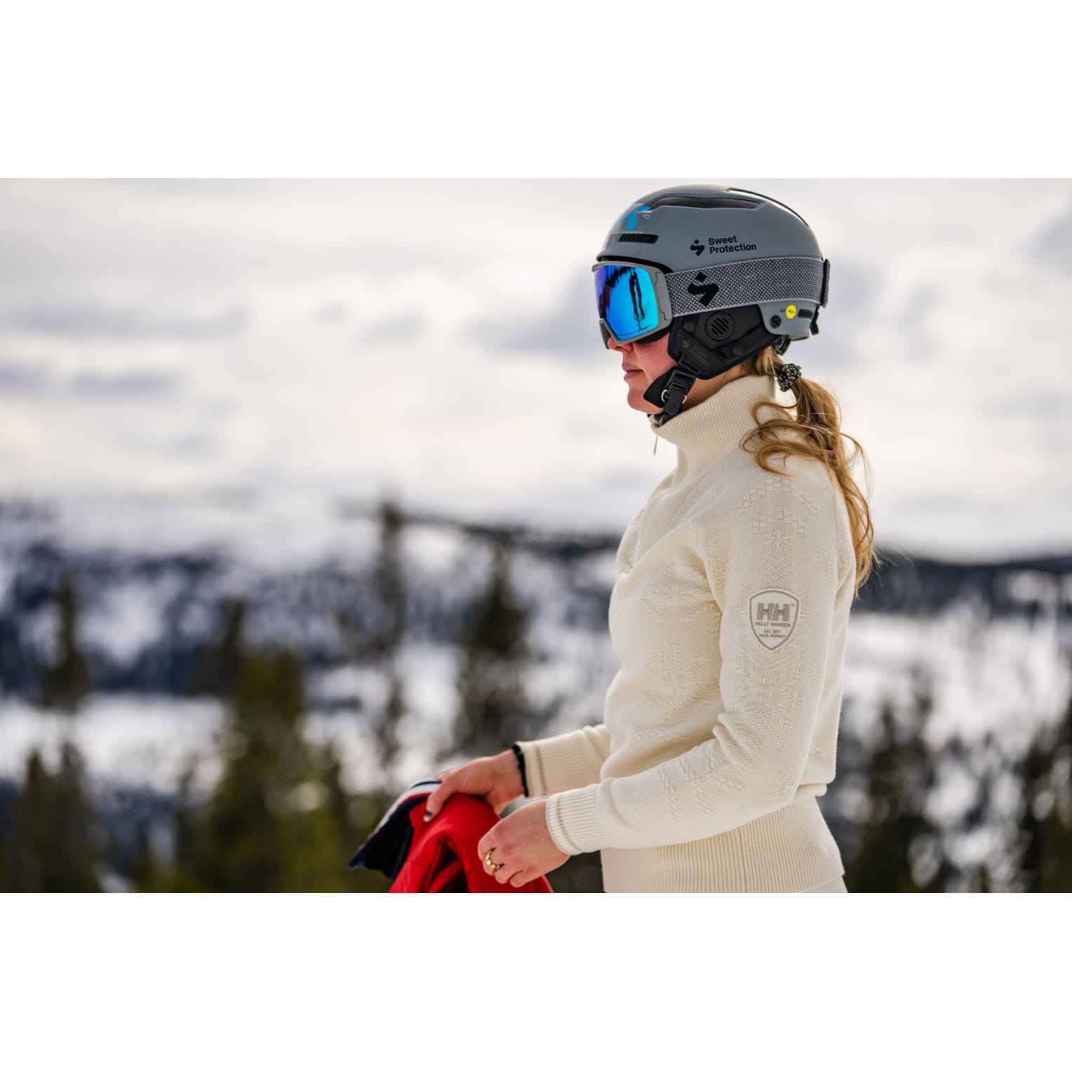 Women's St. Moritz Knitted Wool Sweater