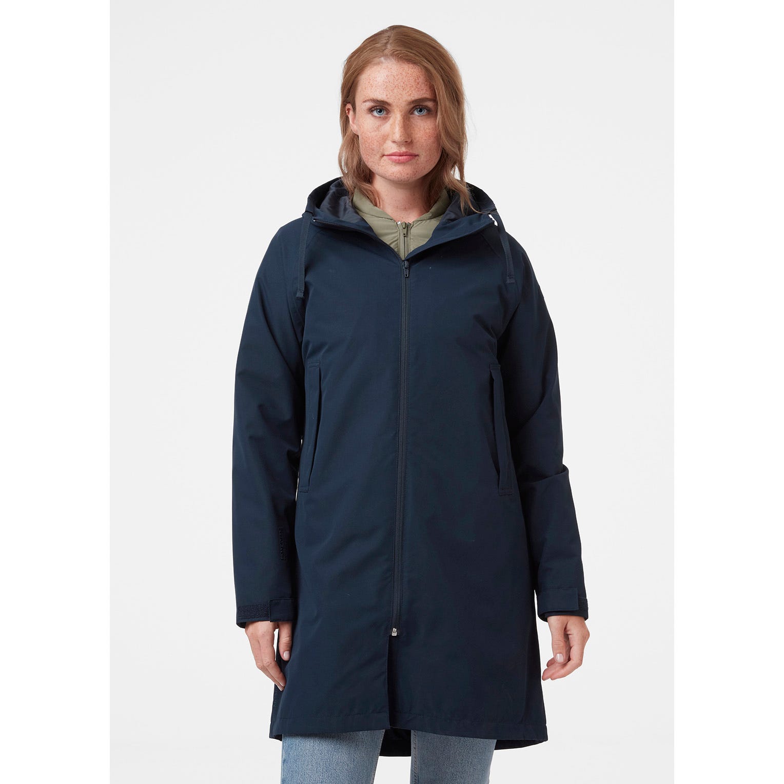 W MONO MATERIAL RAINCOAT