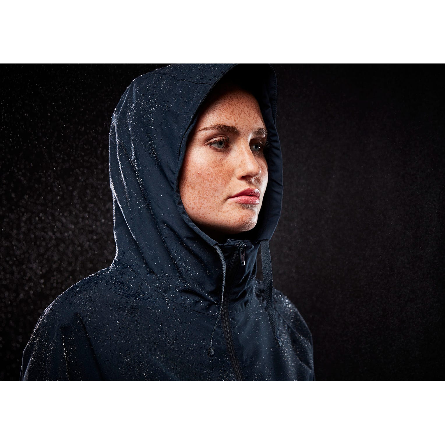 W MONO MATERIAL RAINCOAT