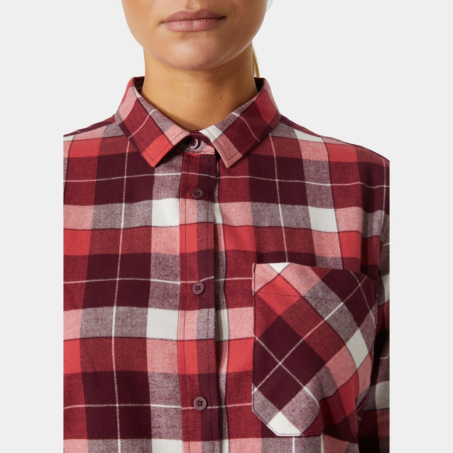 Women's Lokka Organic Flannel Long Sleeve Shirt