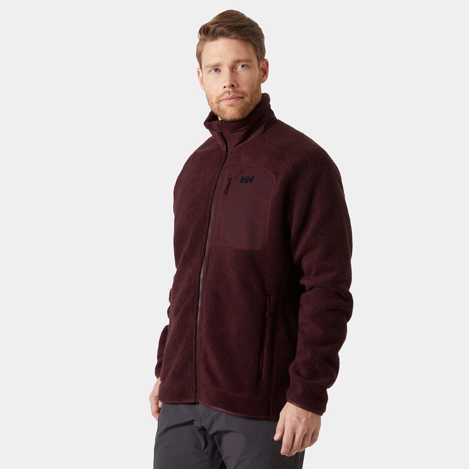 Men's Panorama Pile Fleece Block Jacket
