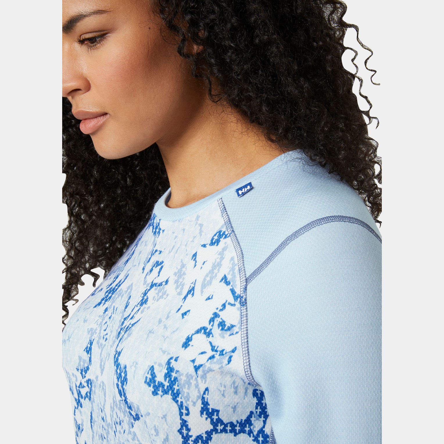 Women's LIFA® Merino Midweight Graphic Long-Sleeve Crew Base Layer