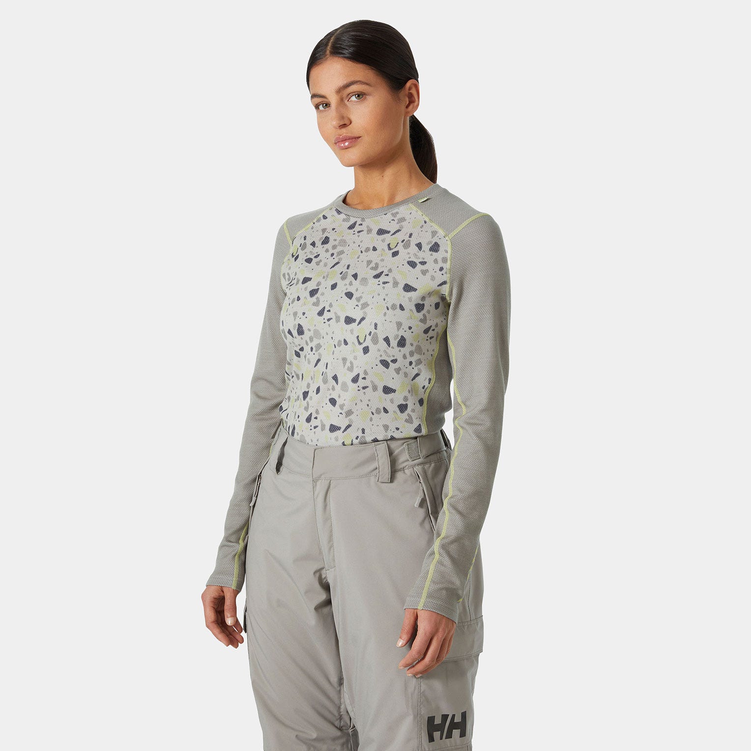 Women's LIFA® Merino Midweight Graphic Long-Sleeve Crew Base Layer