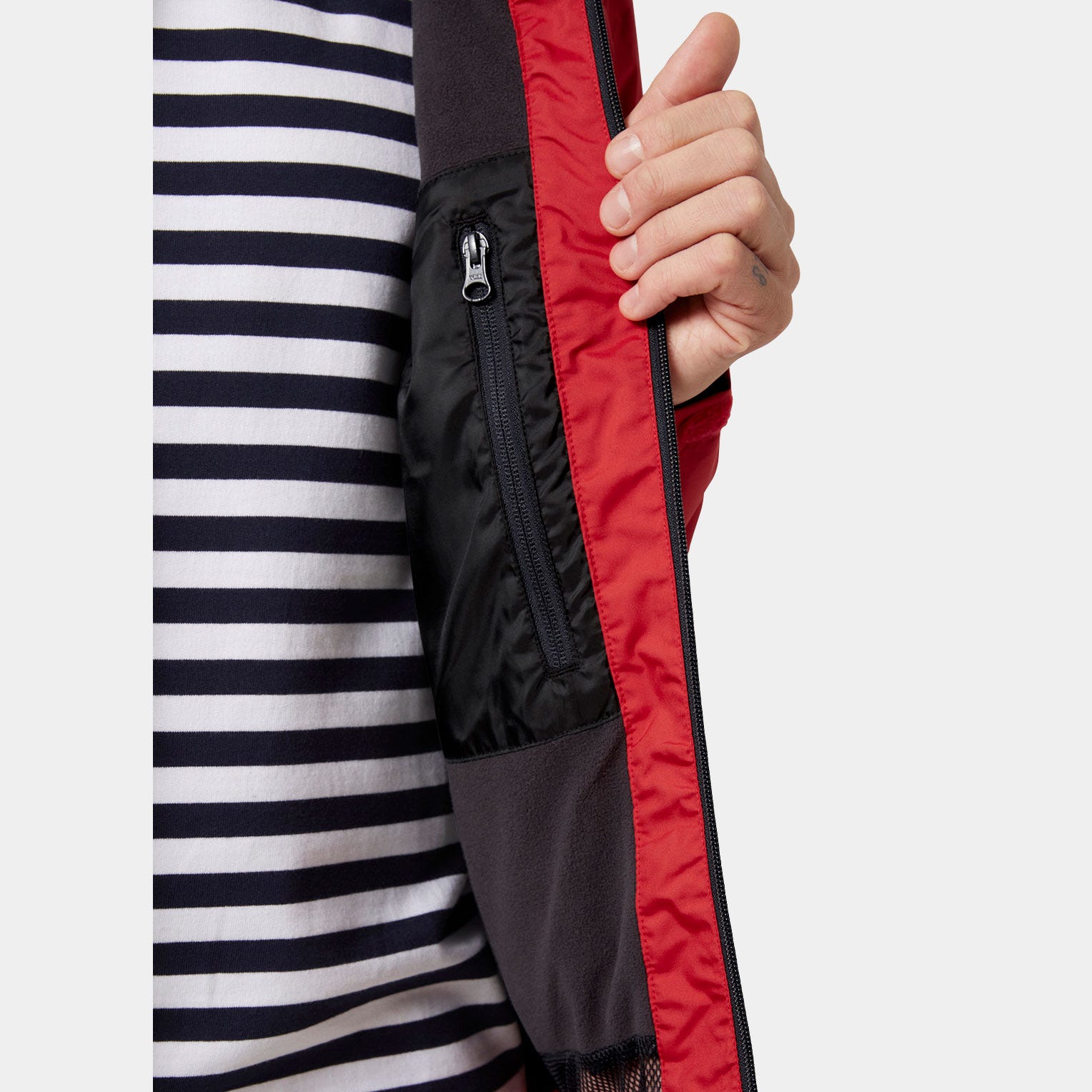 Men's Crew Hooded Midlayer Sailing Jacket