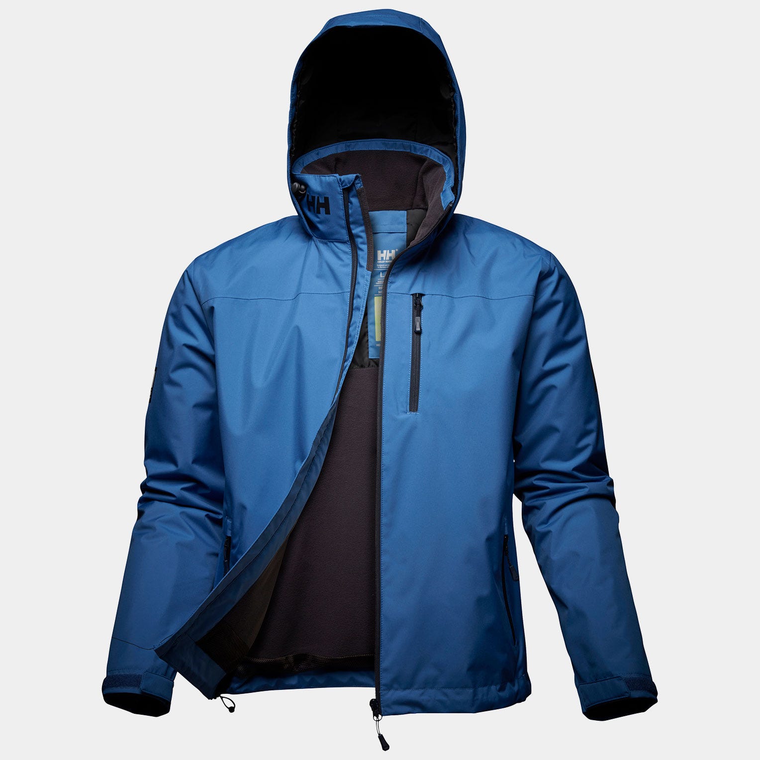 Men's Crew Hooded Midlayer Sailing Jacket