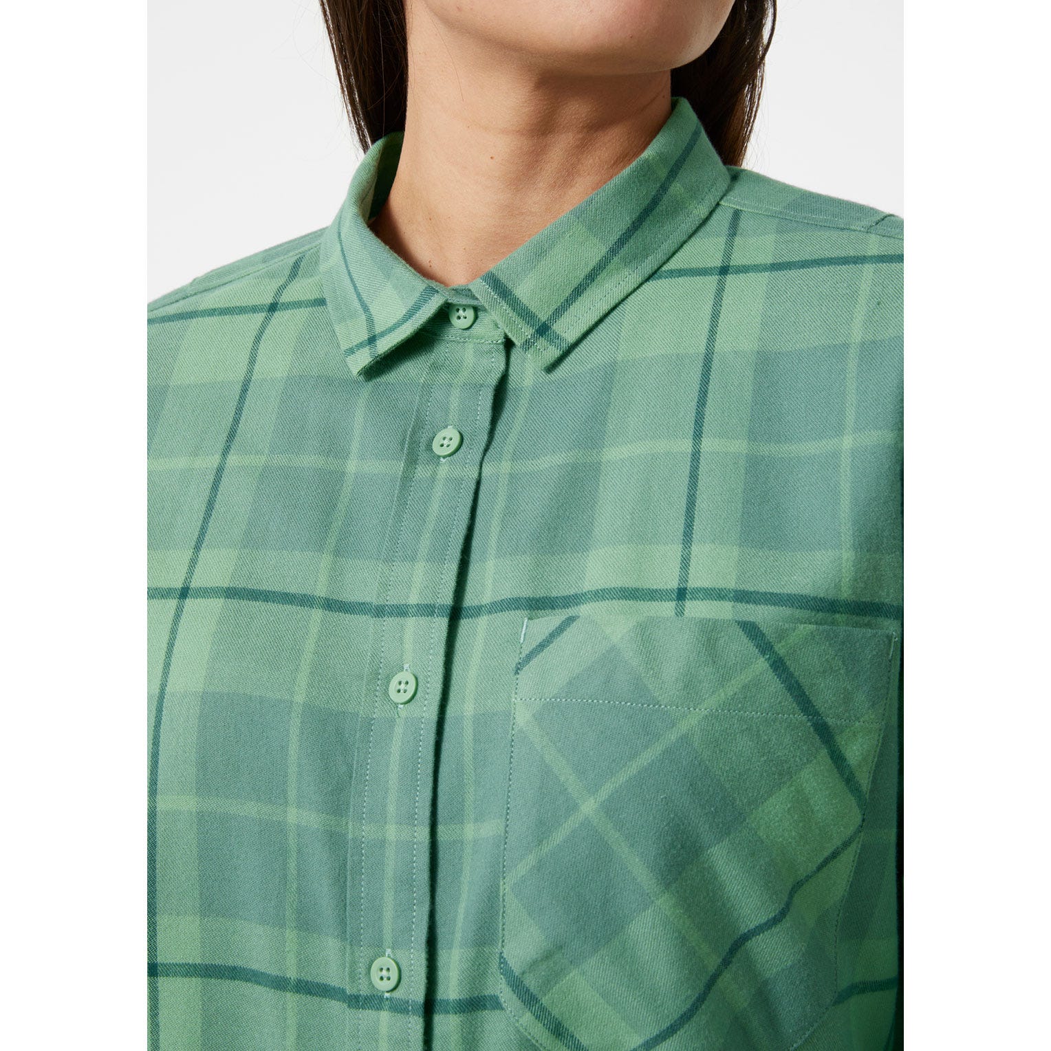 Women's Lokka Organic Flannel Long Sleeve Shirt