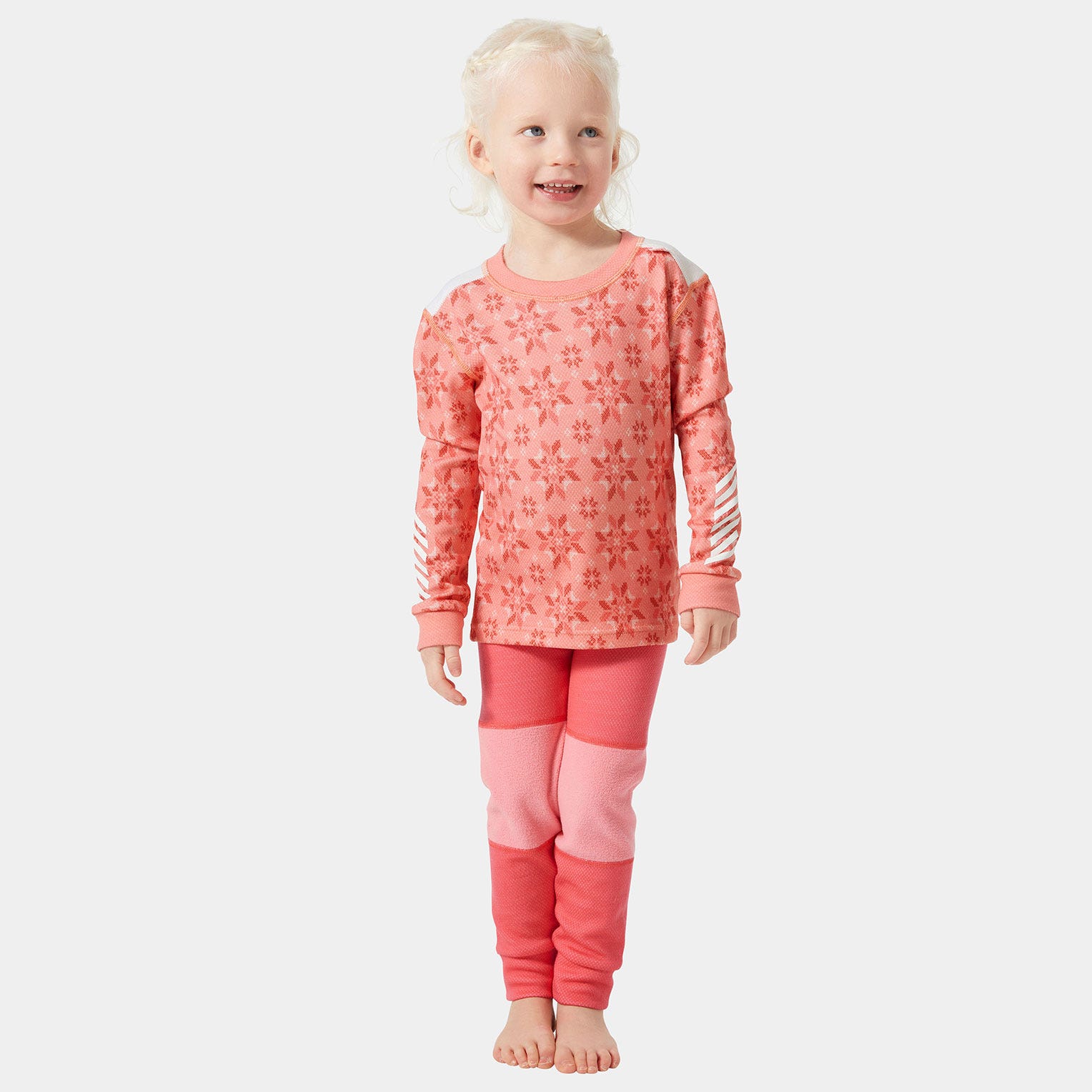 Kids' Graphic LIFA® Merino Wool Base Layer Set