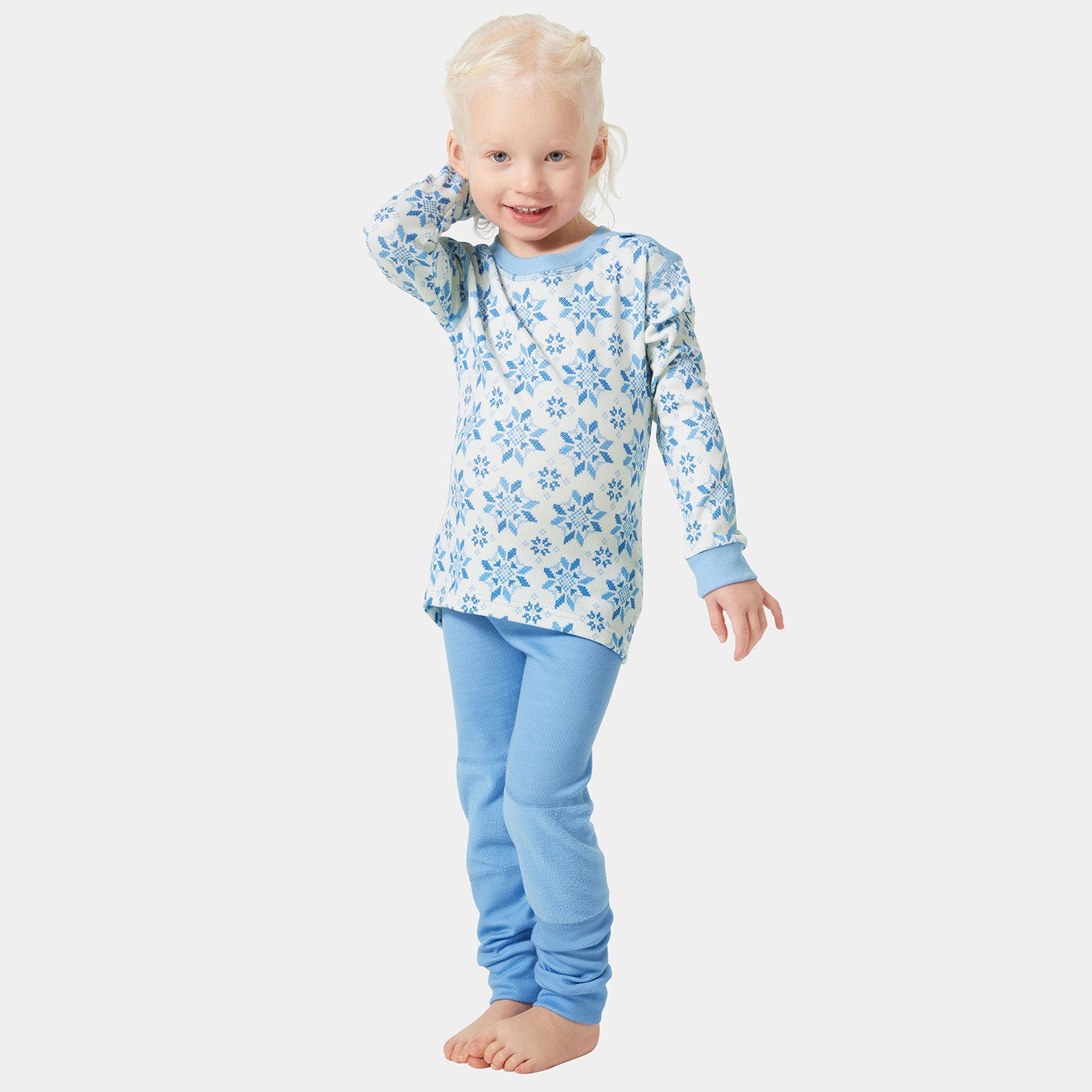 Kids' Graphic LIFA® Merino Wool Base Layer Set