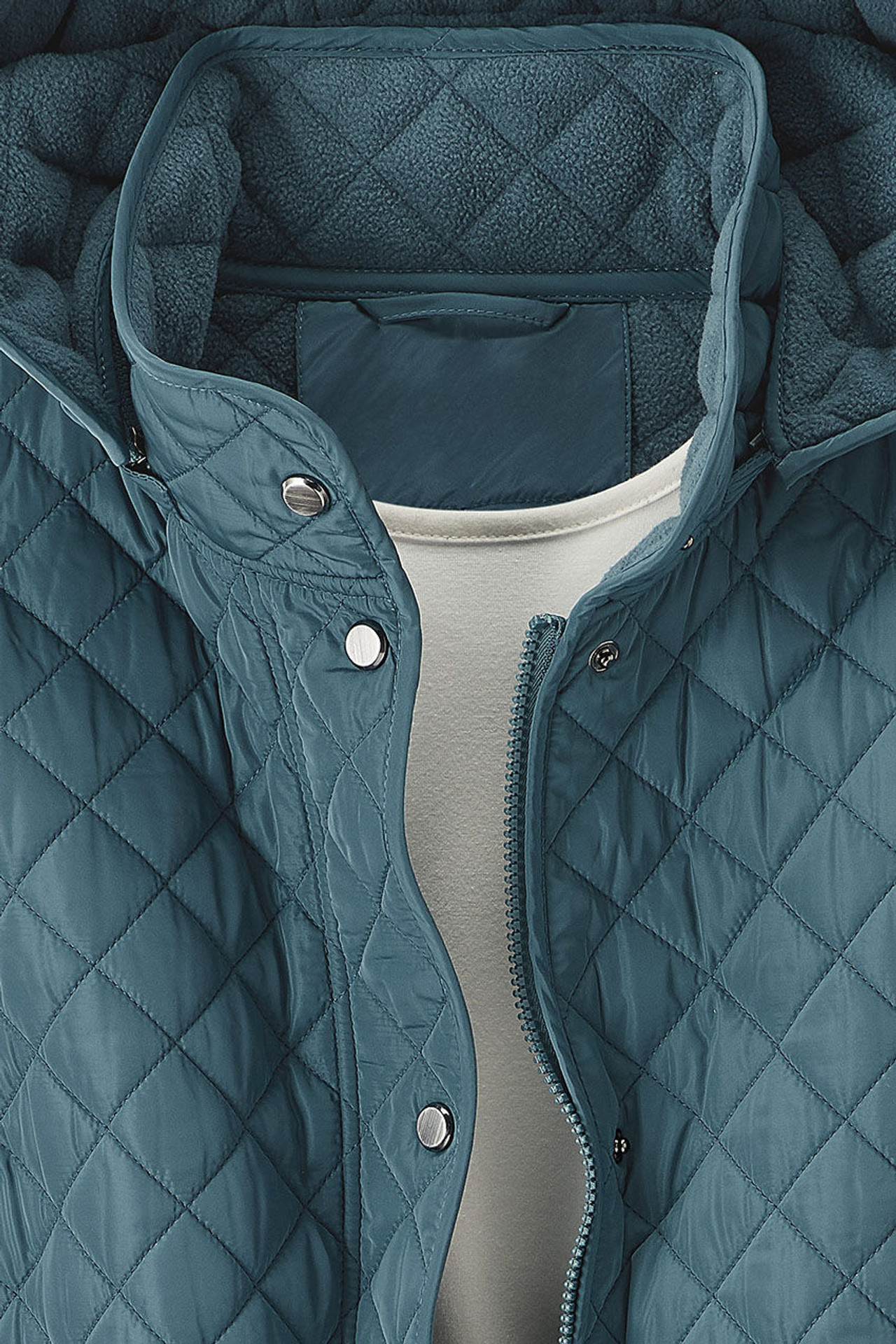 Coldwater creek hooded quilted clearance car coat