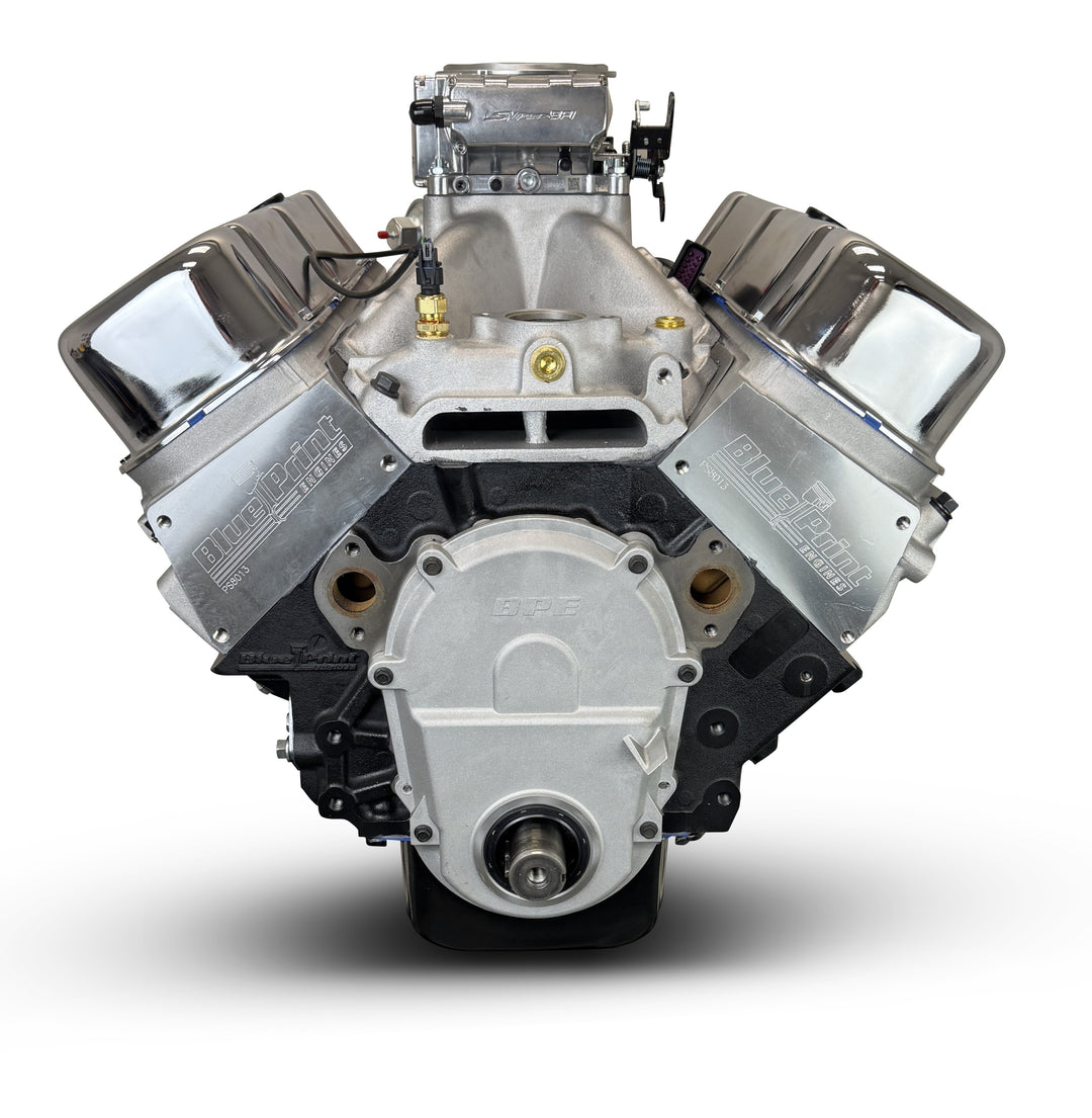 GM Big Block Compatible 496 c.i. Engine - 600 Horsepower - Base Dressed - Fuel Injected