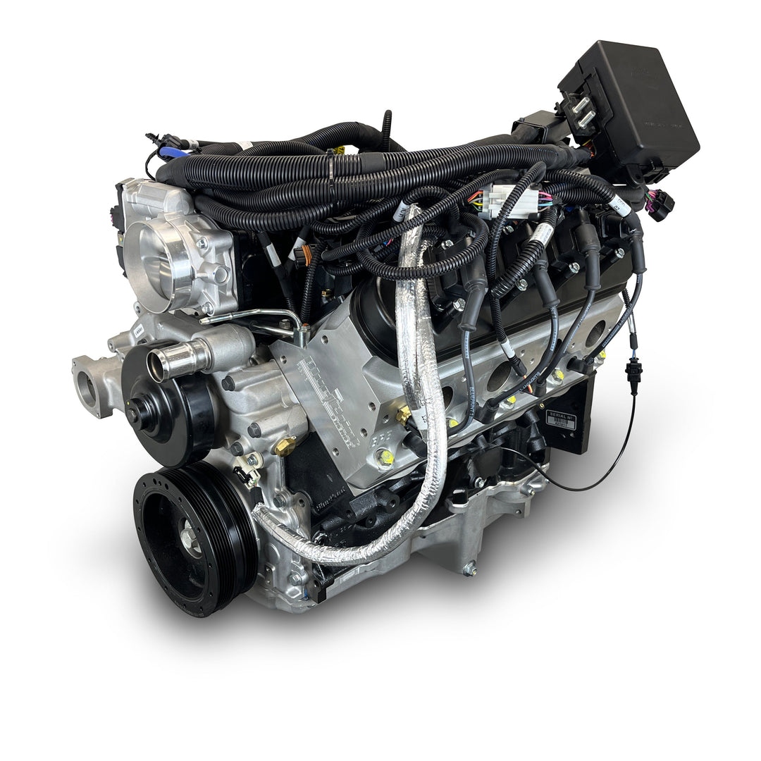 GM LS Compatible 376 c.i. Pro Series Engine - 510 Horsepower - Base Dressed - BluePrint Engines Calibrated ECU