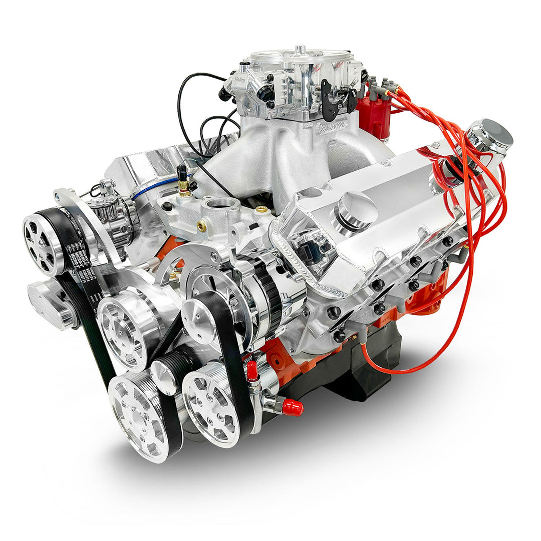 GM Big Block Compatible 632 c.i. ProSeries Engine - 815 Horsepower - Deluxe Dressed with Polished Pulley Kit - Fuel Injected
