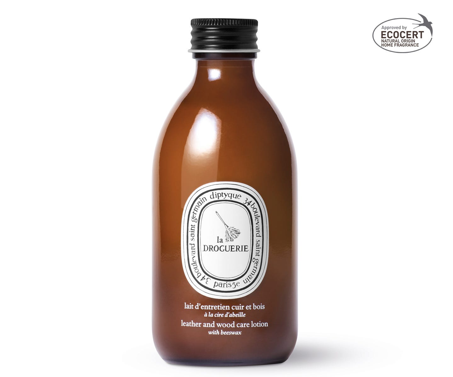 La Droguerie - Lait d’entretien cuir et bois à la cire d’abeille