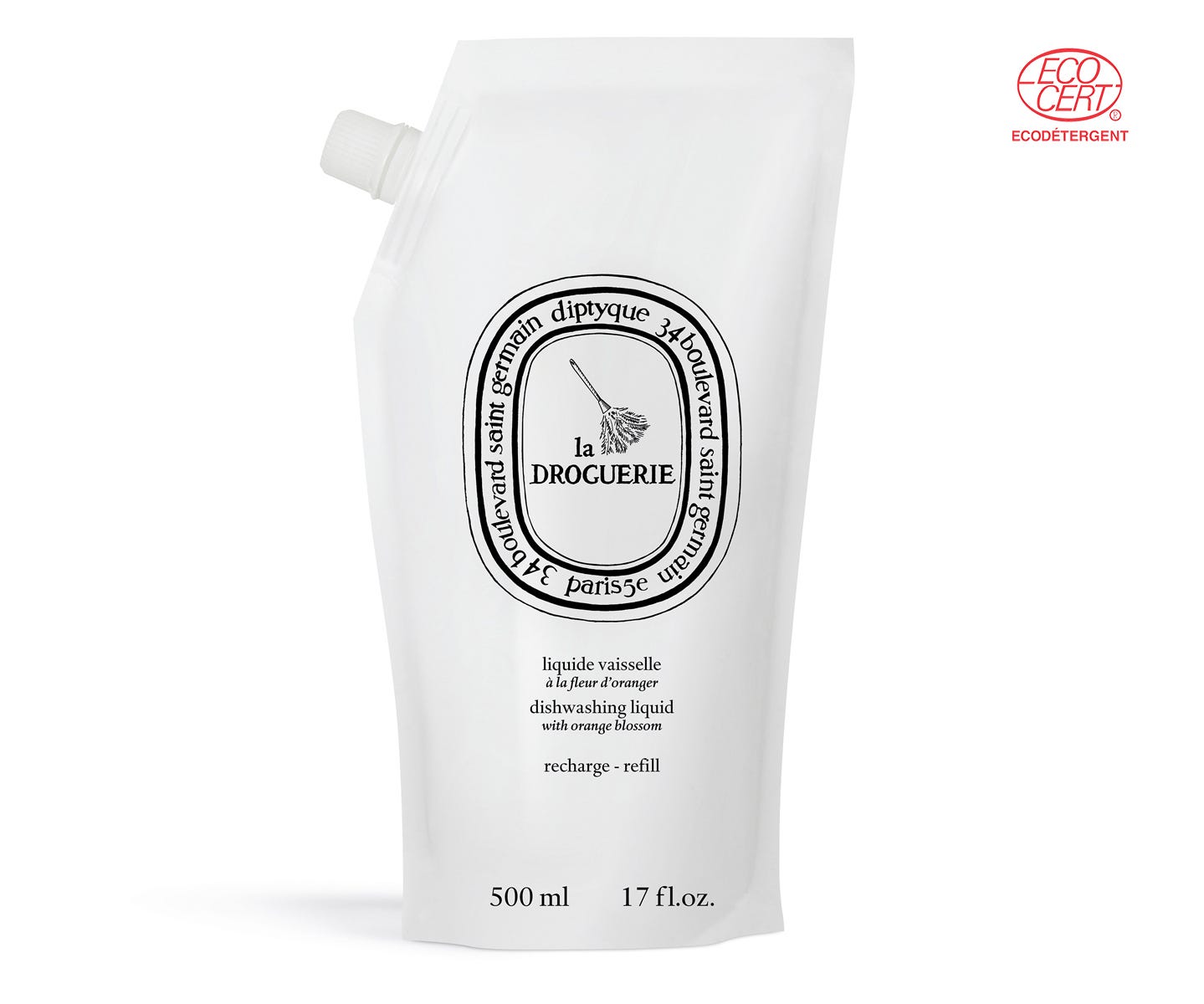 La Droguerie - Recharge pour liquide vaisselle à la fleur d’oranger