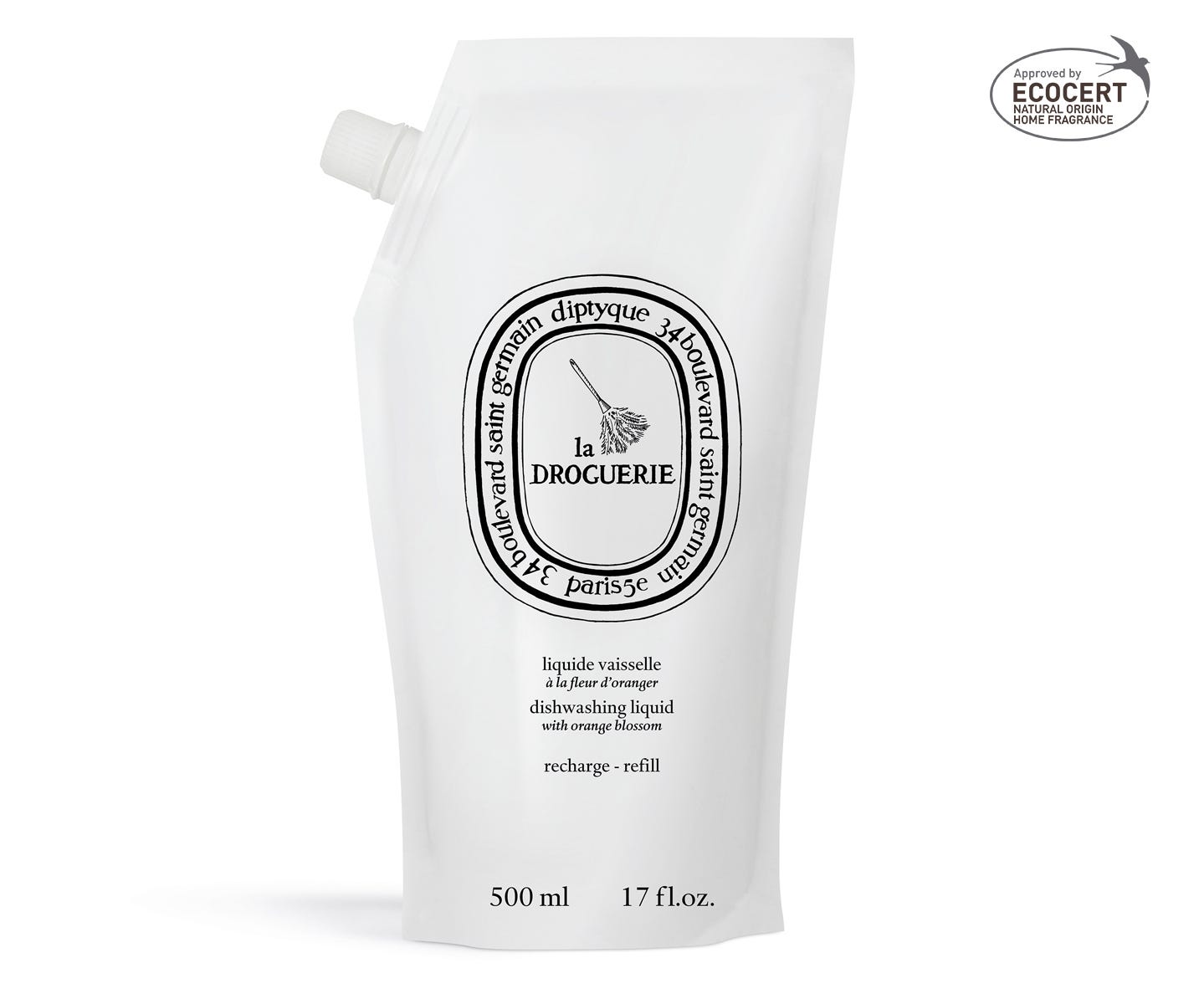 La Droguerie - Recharge pour liquide vaisselle à la fleur d’oranger