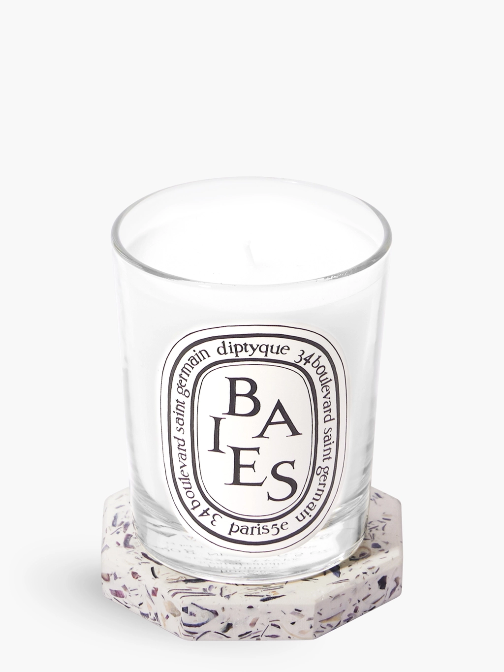 SOCLE OCTOGONAL COQUILLAGE - Pour bougies petit modèle et modèle classique