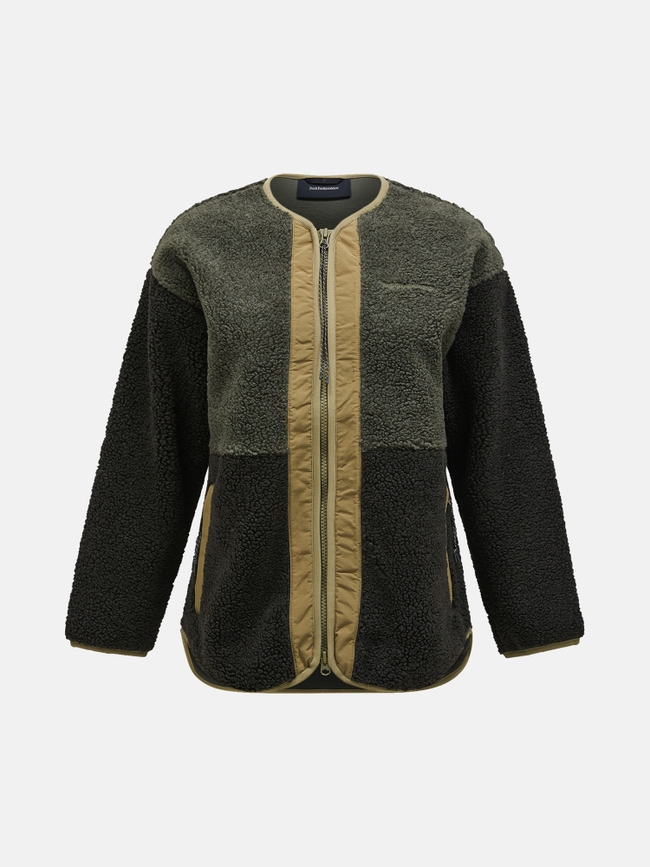 Heavy Pile Oversized Cardigan Women