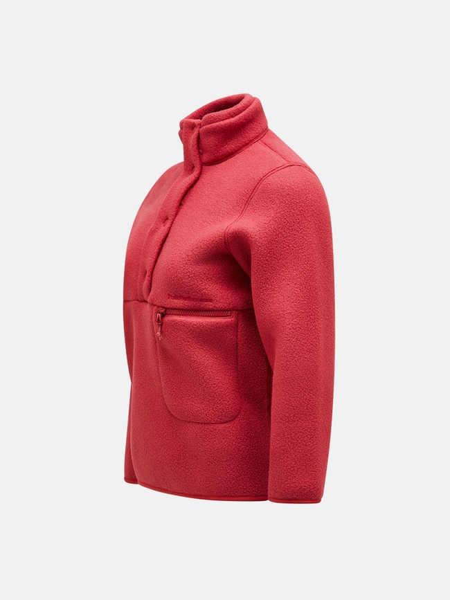Fleece Snap T-Neck Women