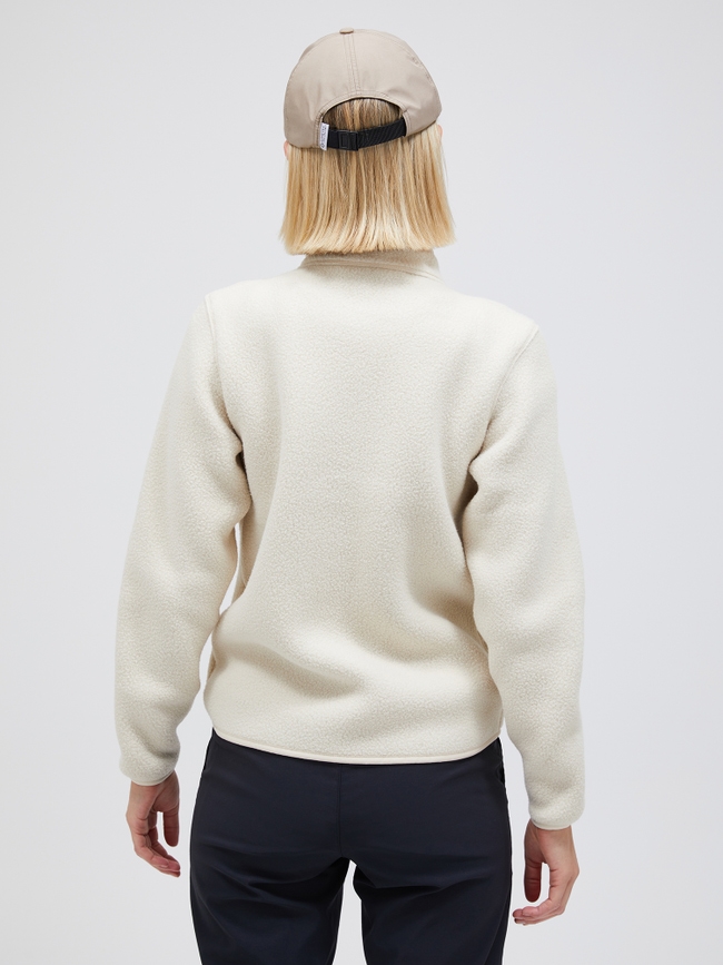 Fleece Snap Cardigan Women