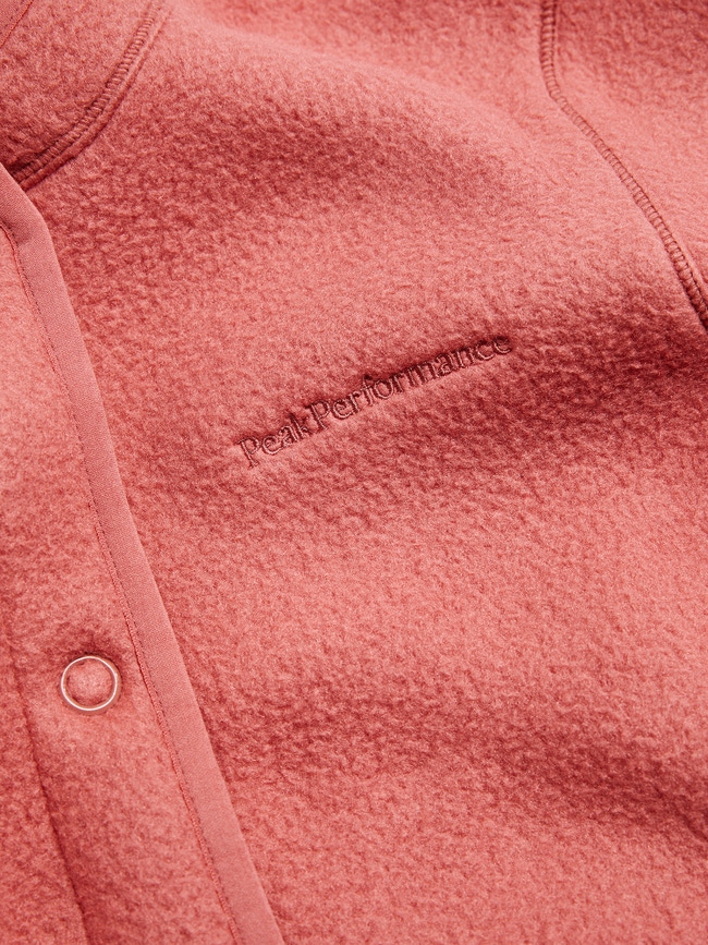 Fleece Snap Cardigan Women