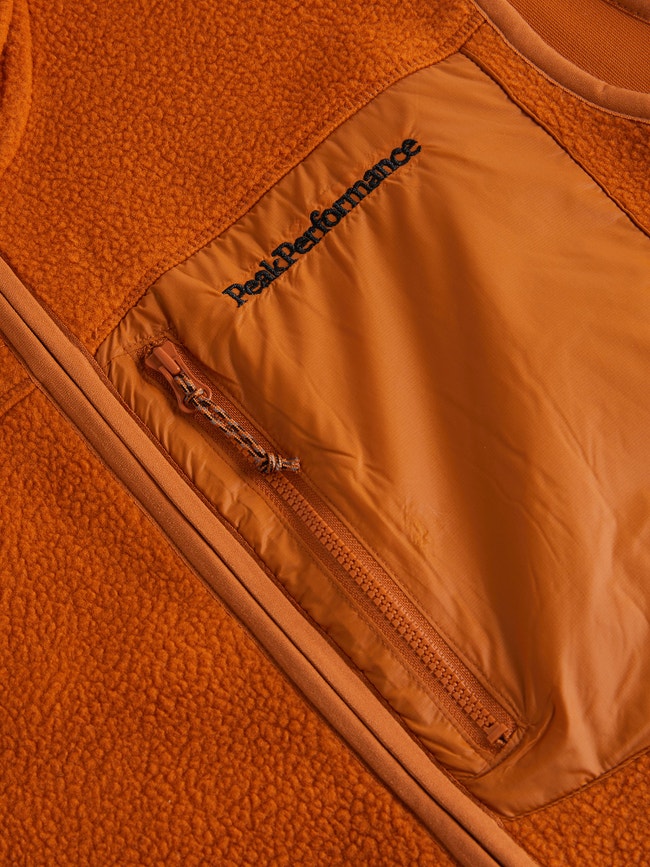 Pile Zip Vest Men