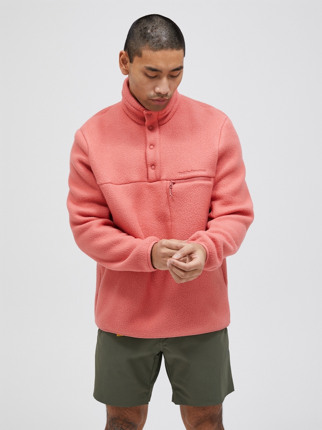 Fleece Snap T-Neck Men