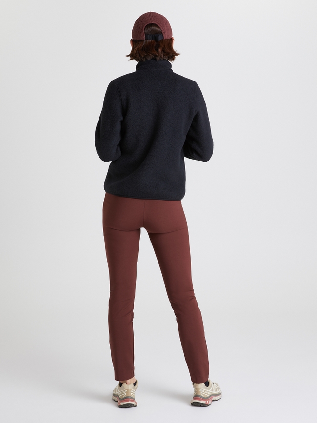 Fleece Snap T-Neck Women