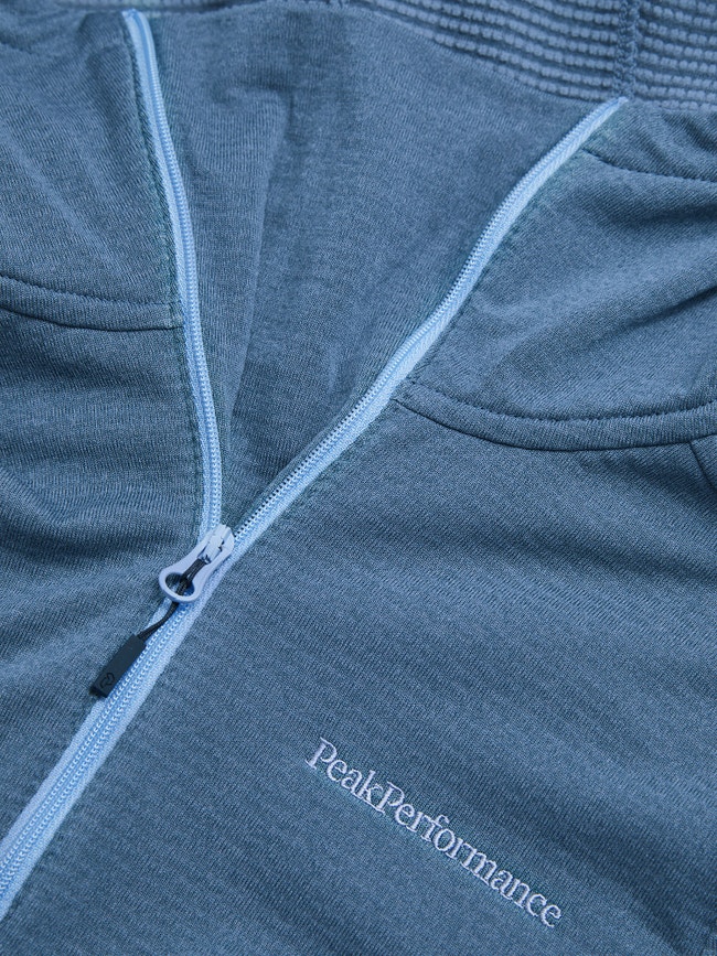 Light Hooded Fleece Half Zip Women