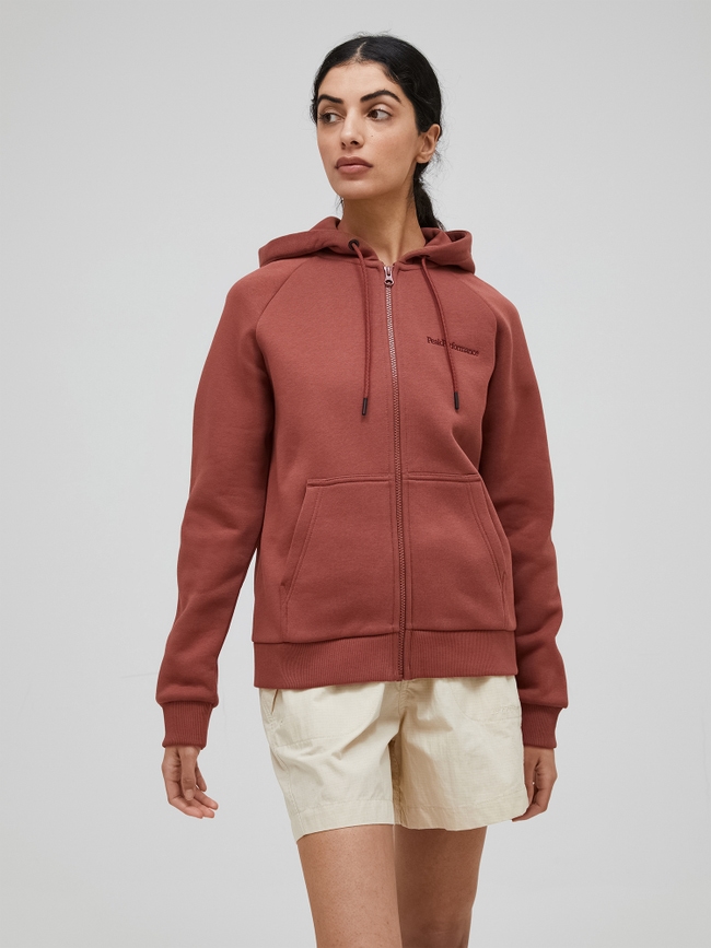 Original Small Logo Zip Hood Women