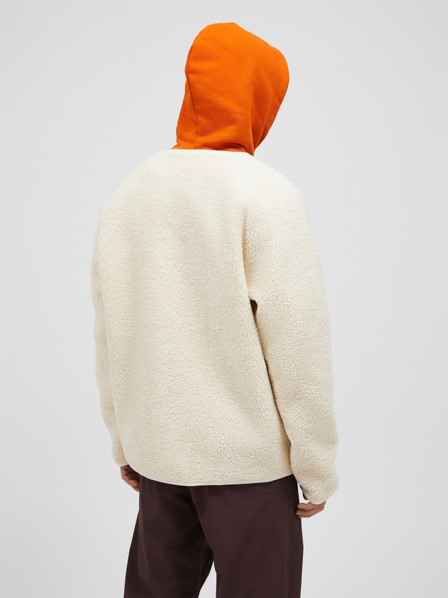 Heavy Pile Oversized Cardigan Men