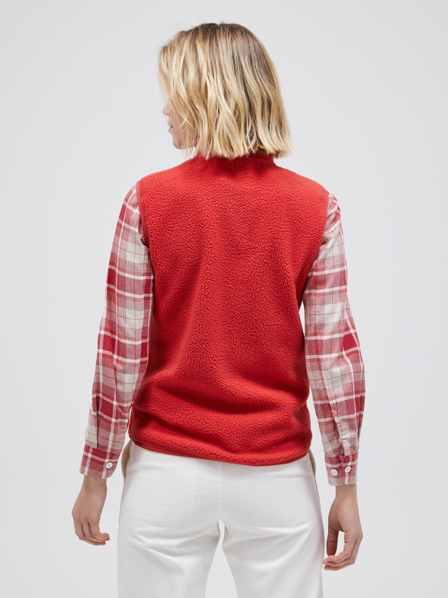 Pile Zip Vest Women