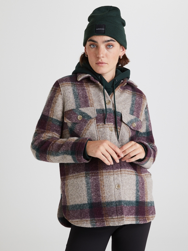 Kelly Wool Shirt Jacket Women