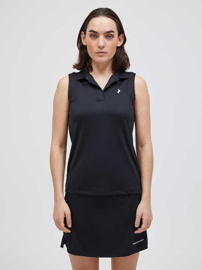 Illusion Sleeveless Polo Women