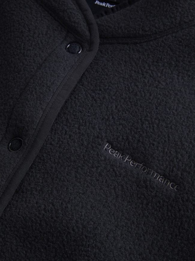 Fleece Snap Cardigan Women
